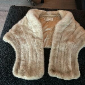 Vintage Blond Mink Stole